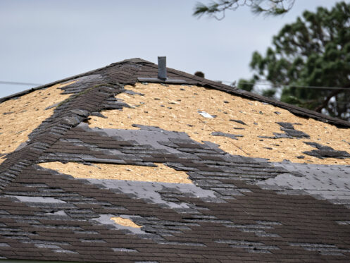 roof damage